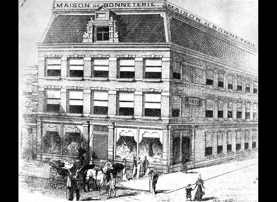 Kalverstraat 179-181 De Bonneterie eerste vestiging (1893)