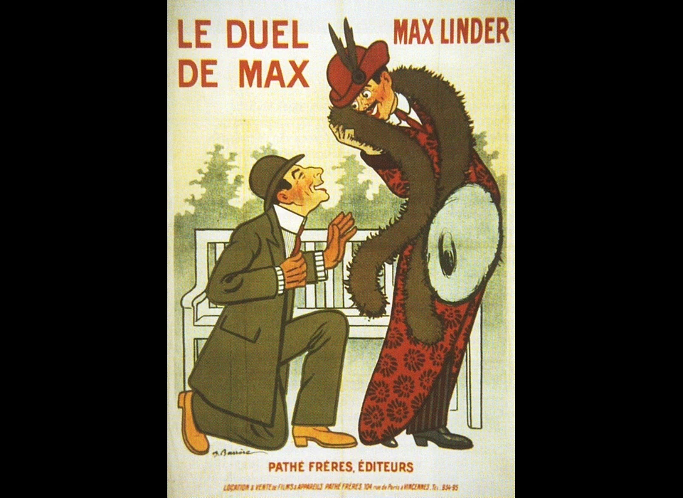 Kalverstraat 122 Filmaffiche Le duel de Max (1913)