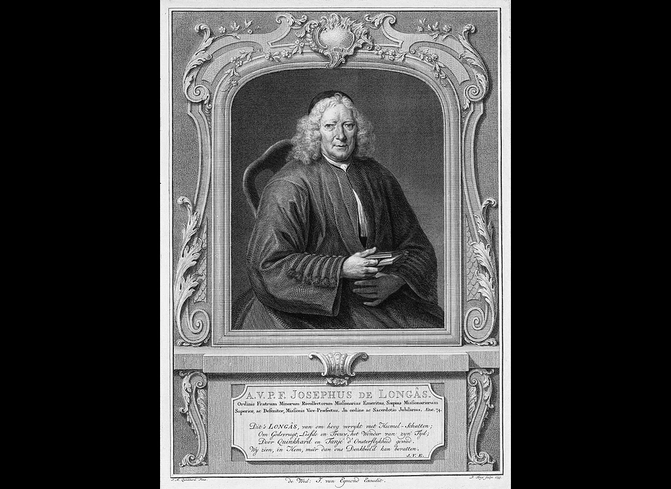 Josephus de Longas pater in de Boomkerk (1755)