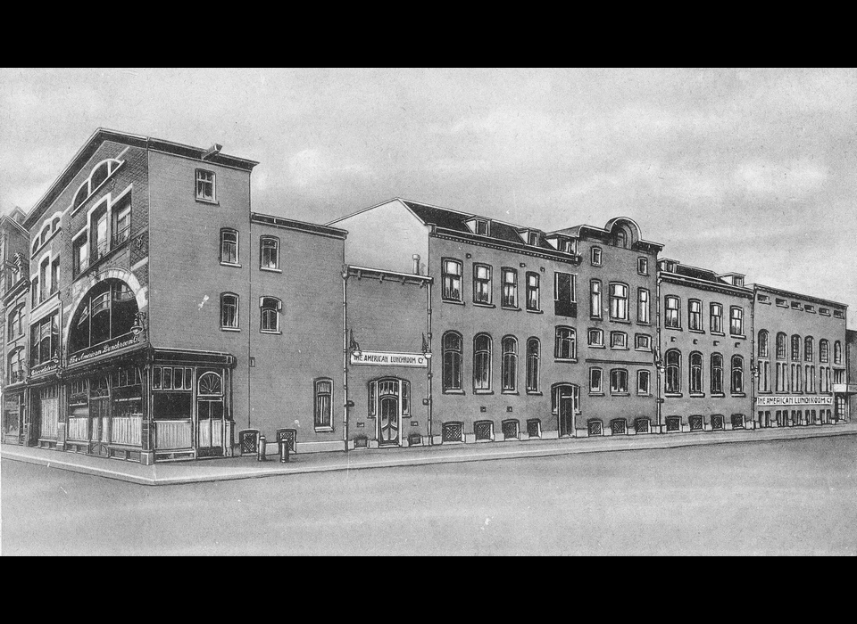 Kalverstraat 16-18 geveltekening (circa.1912)