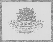 Albumetiket Frans Buffa & Zonen