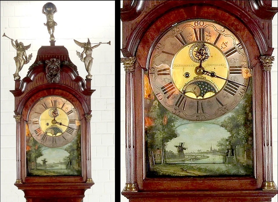 Grote Kattenburgerstraat 32 Jan Breukelaar detail Amsterdammertje (1780)