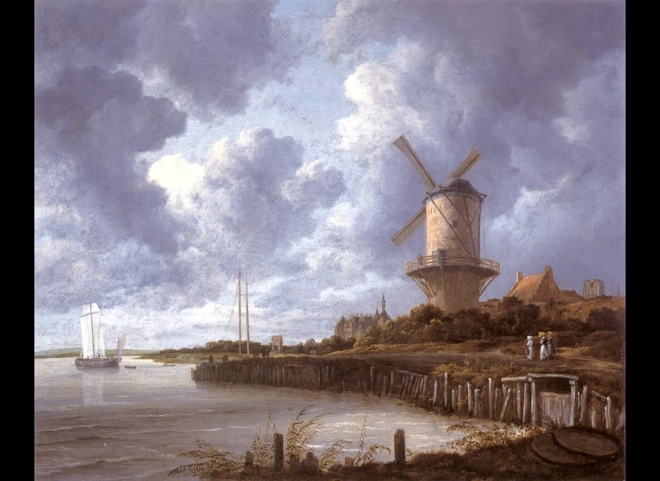 De molen bij Wijk bij Duurstede door Jacob van Ruisdael 1670