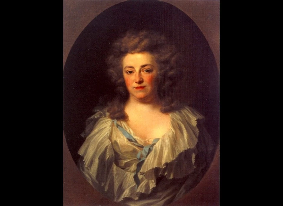 Agnes Maria Dedel (1753-1800) (J.F.A.Tischbein 1786) is getrouwd met Joan Cornelis van der Hoop