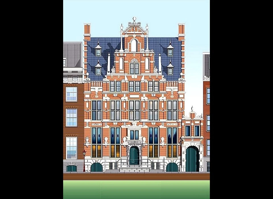 Keizersgracht 123 Tekening Huis met de Hoofden