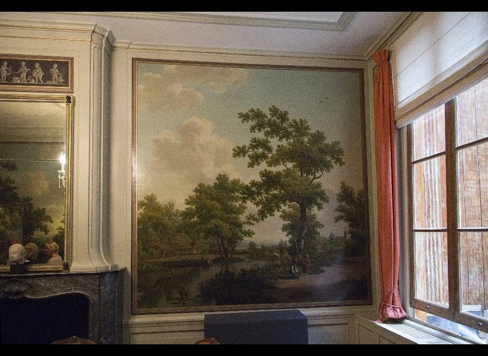 Keizersgracht 269 Huis De Visscher behangselschilderingen voorkamer