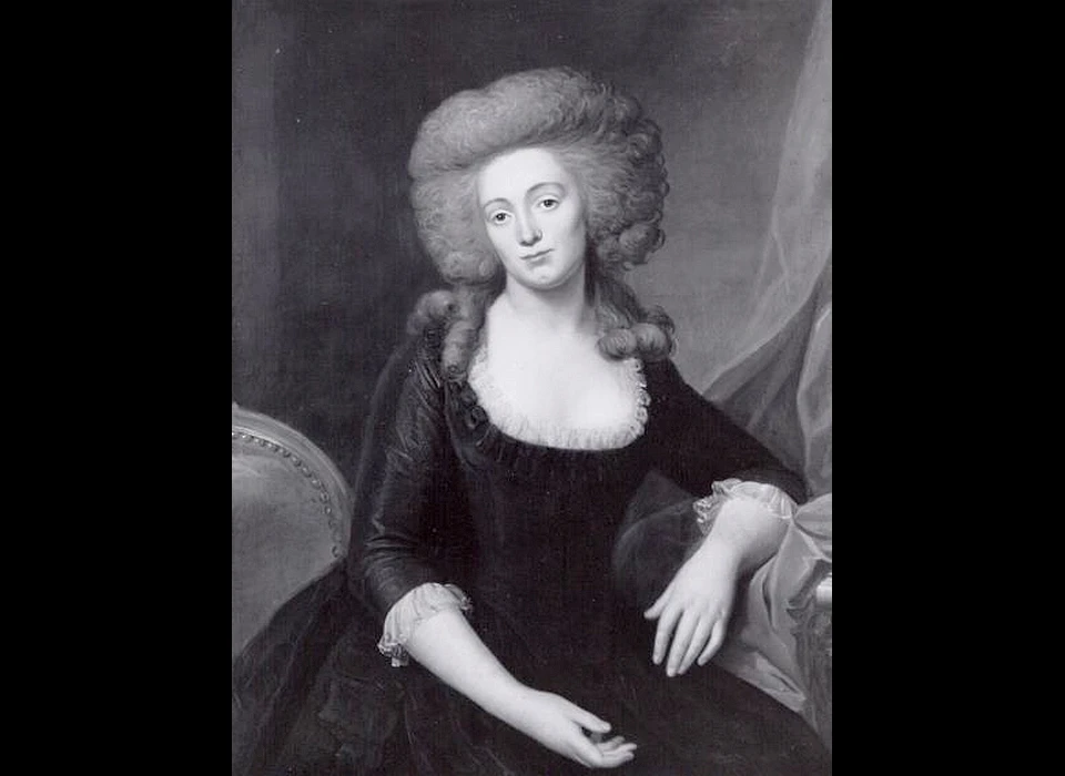 Keizersgracht 732 Laurentia Clara Elisabet van Haeften echtgenote in het 3de huwelijk (circa.1790)