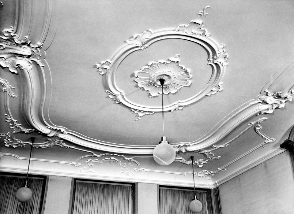 Keizersgracht 224 plafond stucwerk (1955)