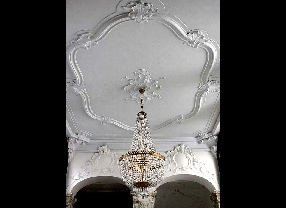 Keizersgracht 224 plafond hal stucwerk (2016)