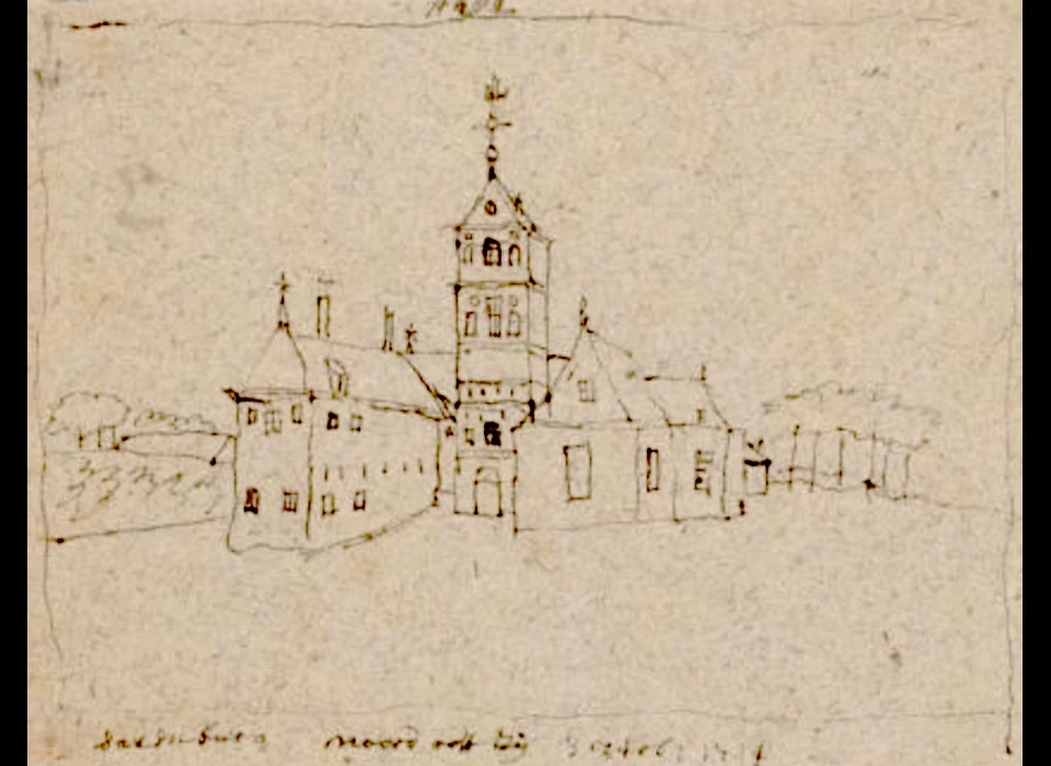 Buitenplaats Saxenburg te Bloemendaal (ca.1650)