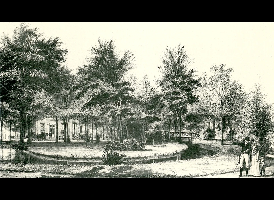 Middenweg buitenplaats Voorland (ca.1850)