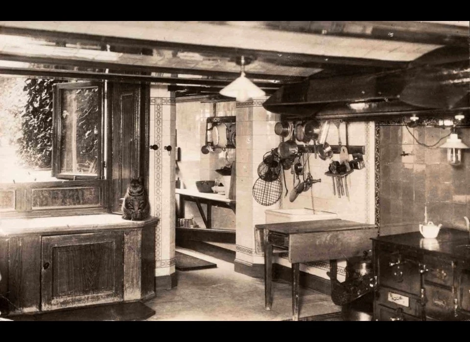Keizersgracht 672 keuken in 1900