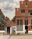 Straatje van Johannes Vermeer