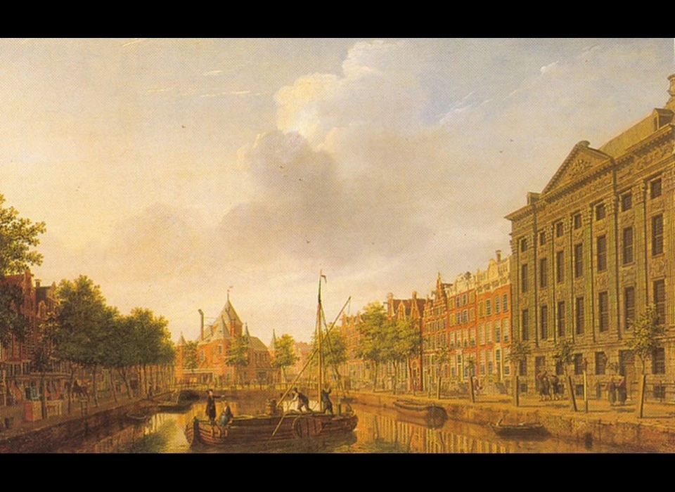 Kloveniersburgwal omstreeks 1780 (Isaac Ouwater)