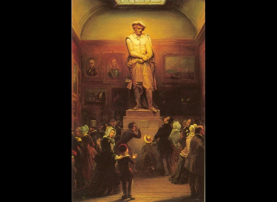 Trippenhuis Rembrandt kleimodel in tentoonstelling
