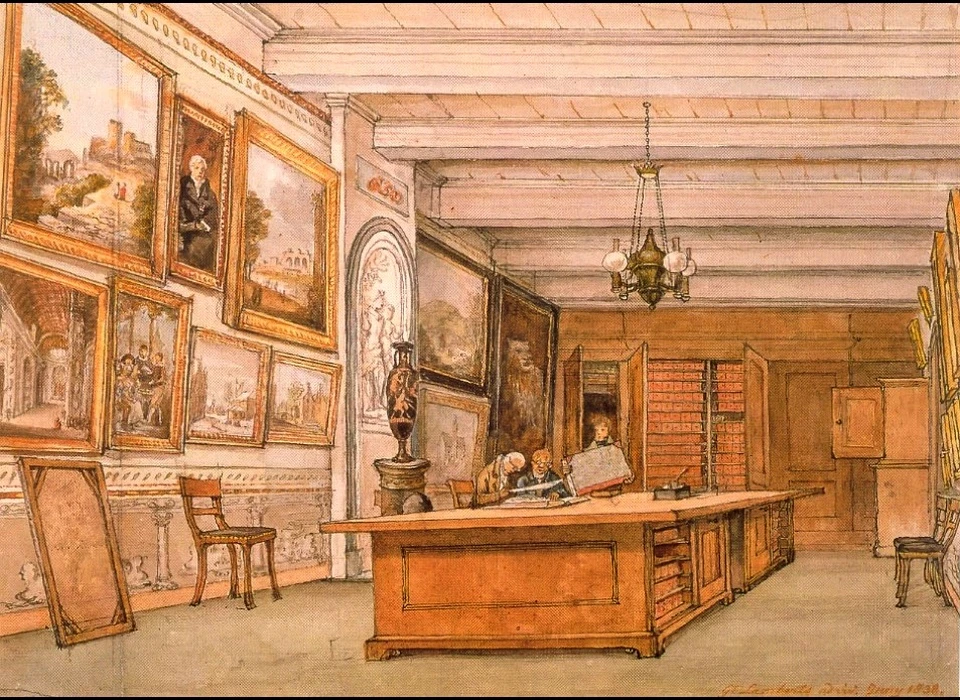 Trippenhuis 1838 Schilderijen in het Rijksmuseum (G.Lamberts)