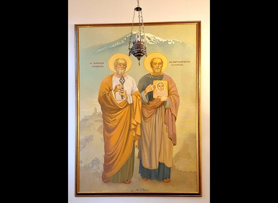 Krom Boomssloot 22 schilderij bij altaar (2025)