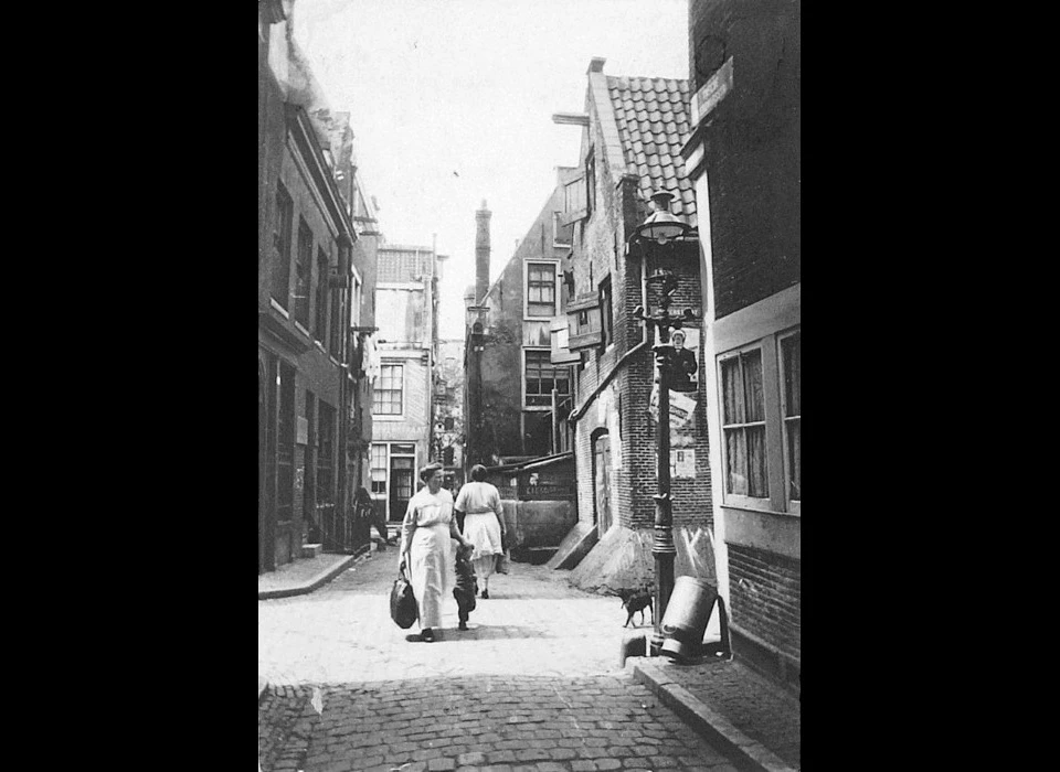 Lastageweg 1930 Tweede Ridderdwarsstraat vanaf Tweede Jonkerdwarsstraat