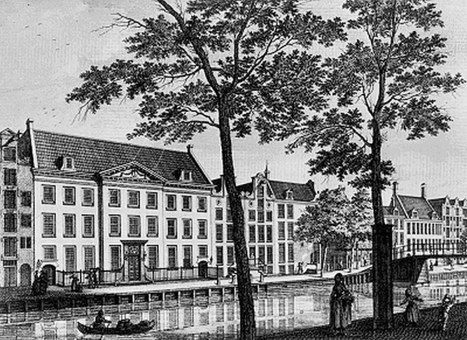 Lauriergracht luthers weeshuis gravure Philips Jacobszn
