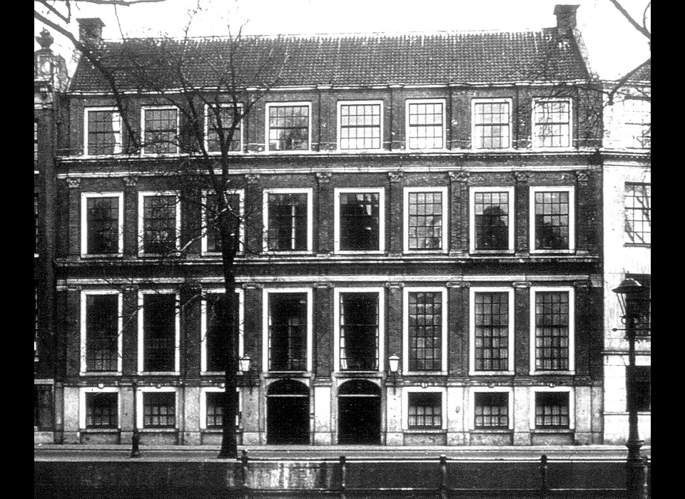 Keizersgracht 177-179 Coymanshuizen vroegst bekende lijstgevel in Hollandse Classicisme 1625 (1947)
