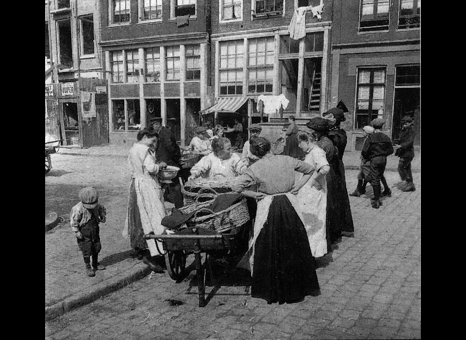 Lindengracht markt (ca.1910)