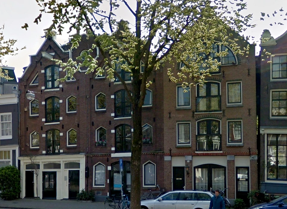 Lindengracht 7-11 ontwerp architect Johannes Henricus Coelewij, 7-9 in 1885, 11 in 1903 (2019)