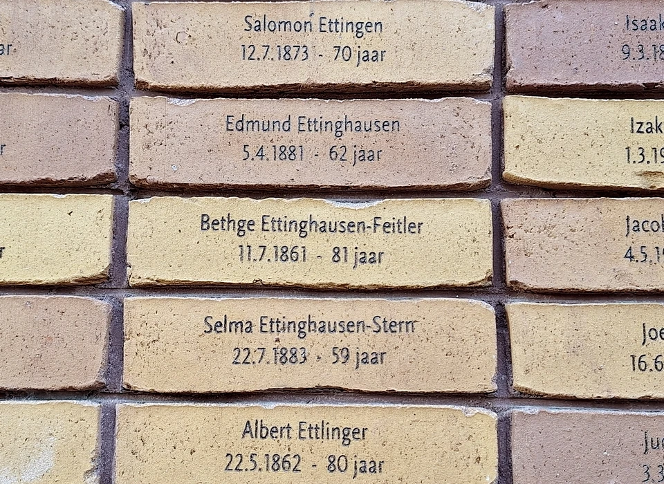 Weesperstraat Nationaal Holocaust Namenmonument detail Ettinghausen (2025)