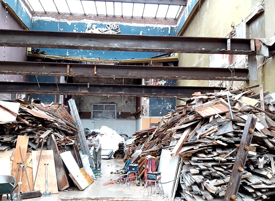 Middenweg 20 sloop voormalige bioscoop Bio (2020)