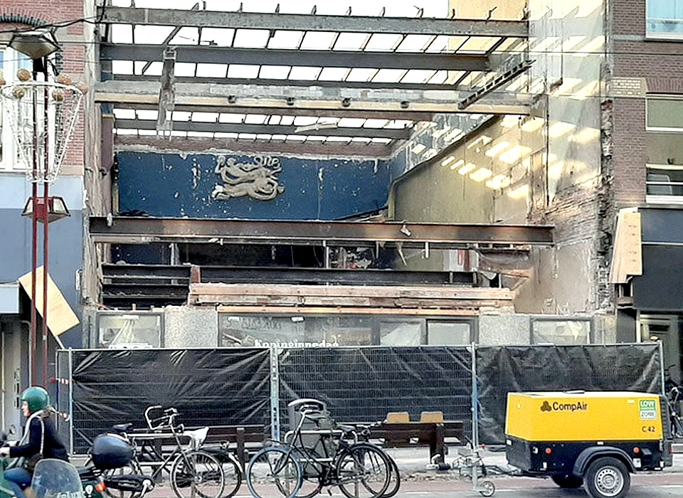 Middenweg 20 sloop voormalige bioscoop Bio ontdekking kunstwerk (2020)