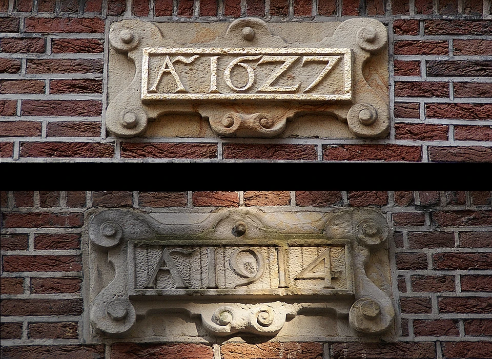 Nes 80 jaartalsteen Anno 1627 en Anno 1914 (2021)