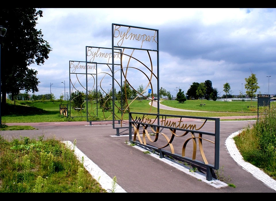 Bijlmerpark ingang bij Huntum (2011)