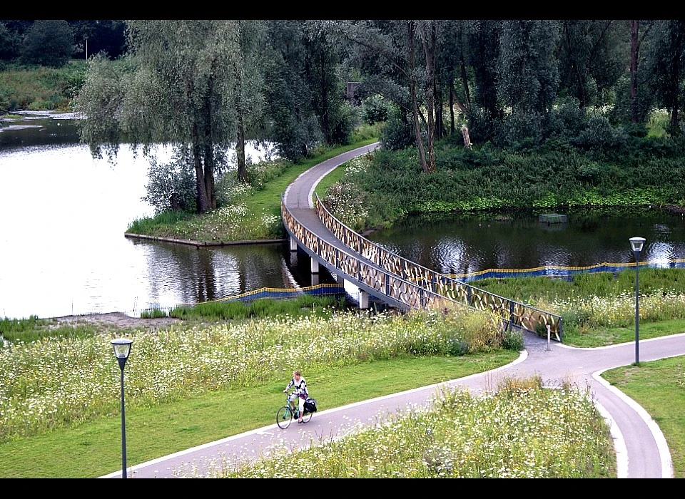 Bijlmerpark vanaf vlinderheuvel (2011)