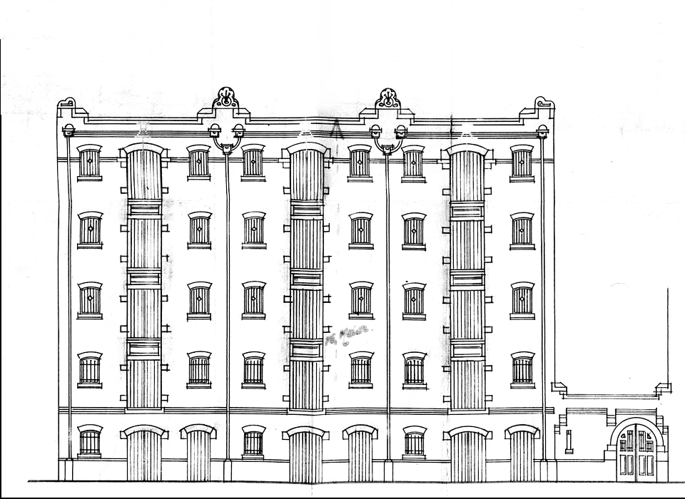 Nova Zemblastraat 8-12 bouwtekening Willem Hamer (1903)