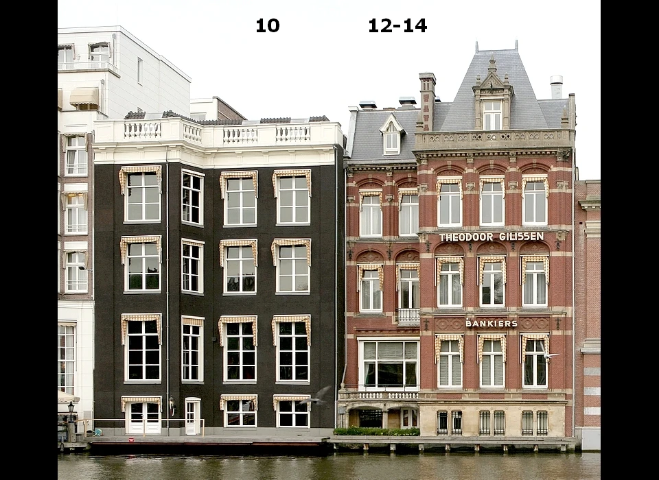 Nieuwe Doelenstraat 10, 12-14 achterkant (Amstelzijde) (2006)