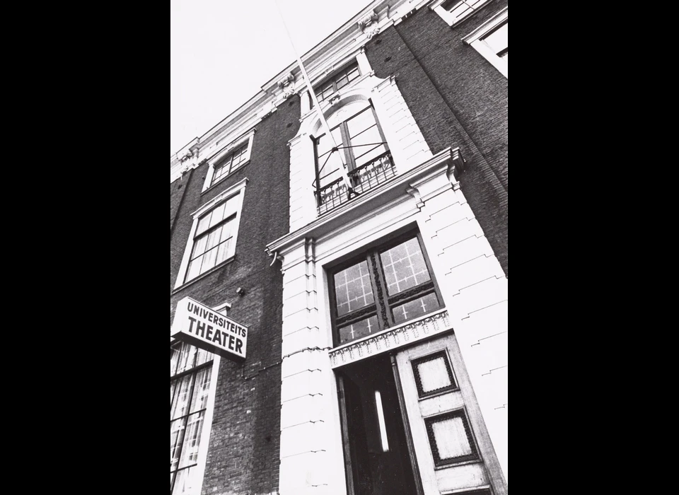 Nieuwe Doelenstraat 16 entree Universiteitstheater (1979)