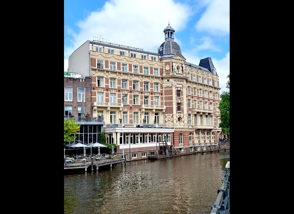 Nieuwe Doelenstraat 24 Doelenhotel gevel Amstelzijde (2025)