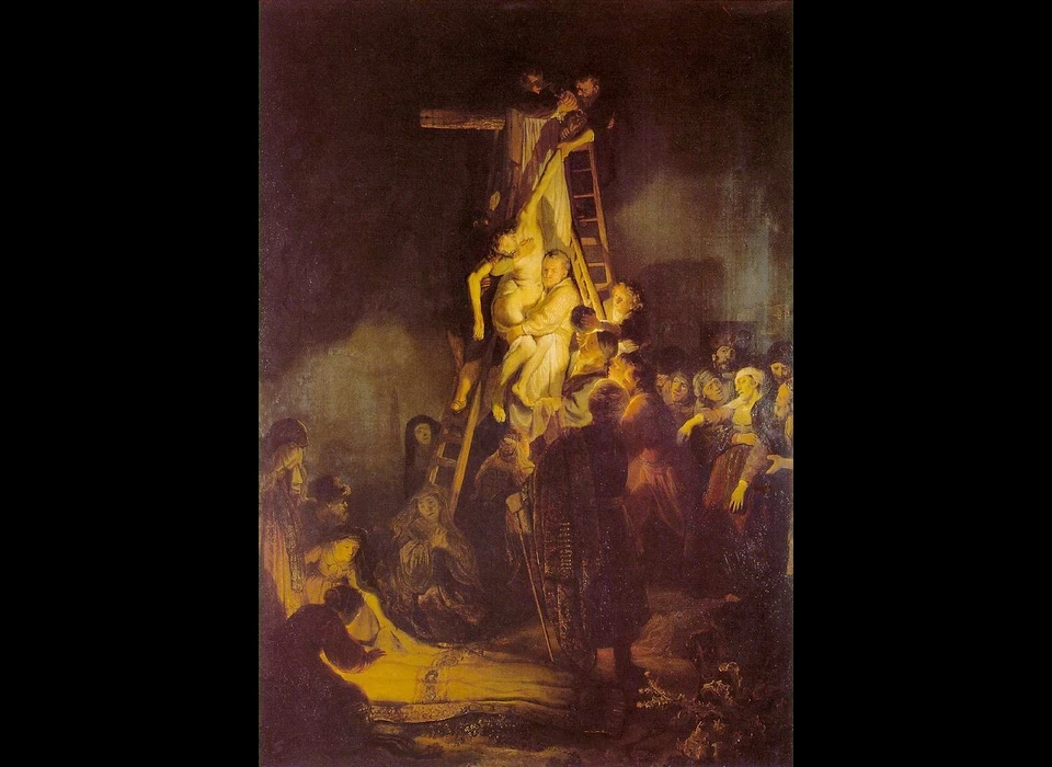 2 van serie van 5 schilderijen voor stadhouder Frederik Hendrik, Kruisafname (Rembrandt van Rijn, 1634 )
