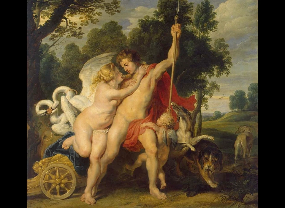 Venus en Adonis (Rubens, ca.1635)