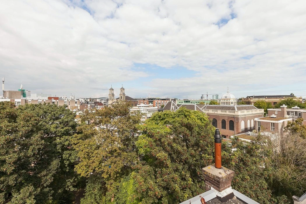 Nieuwe Herengracht 37 vanaf dakterras