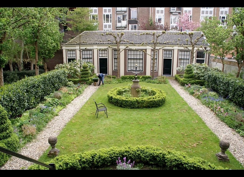 Nieuwe Keizersgracht 28-44 Brants Rushof tuinhuis