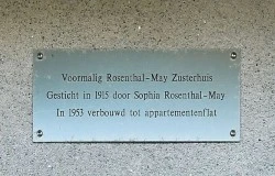 Nieuwe Keizersgracht 116, Rosenthal-May zusterhuis