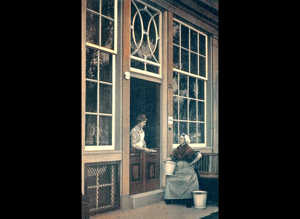Oude Waal 35 deurpartij (circa. 1900)