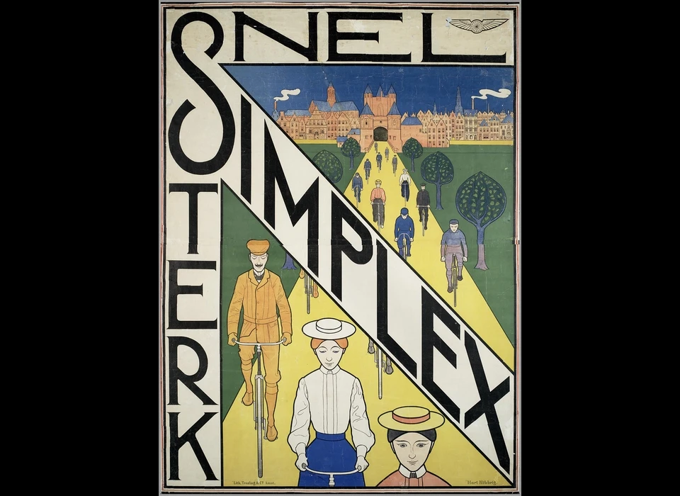 Overtoom 263 reclame Simplex snel sterk (ca.1920)