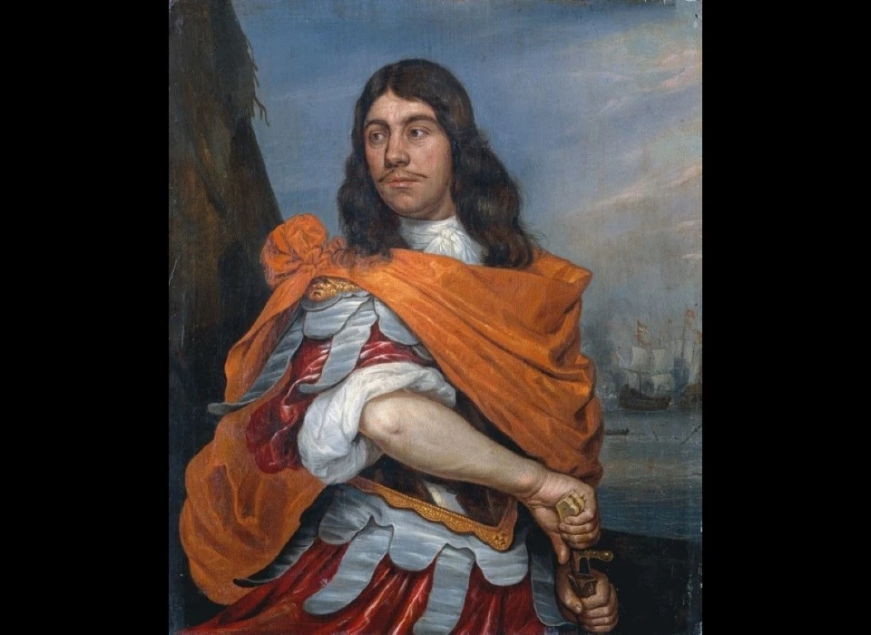 Cornelis Tromp in romeins kostuum 1673 (Abraham Willaerts)