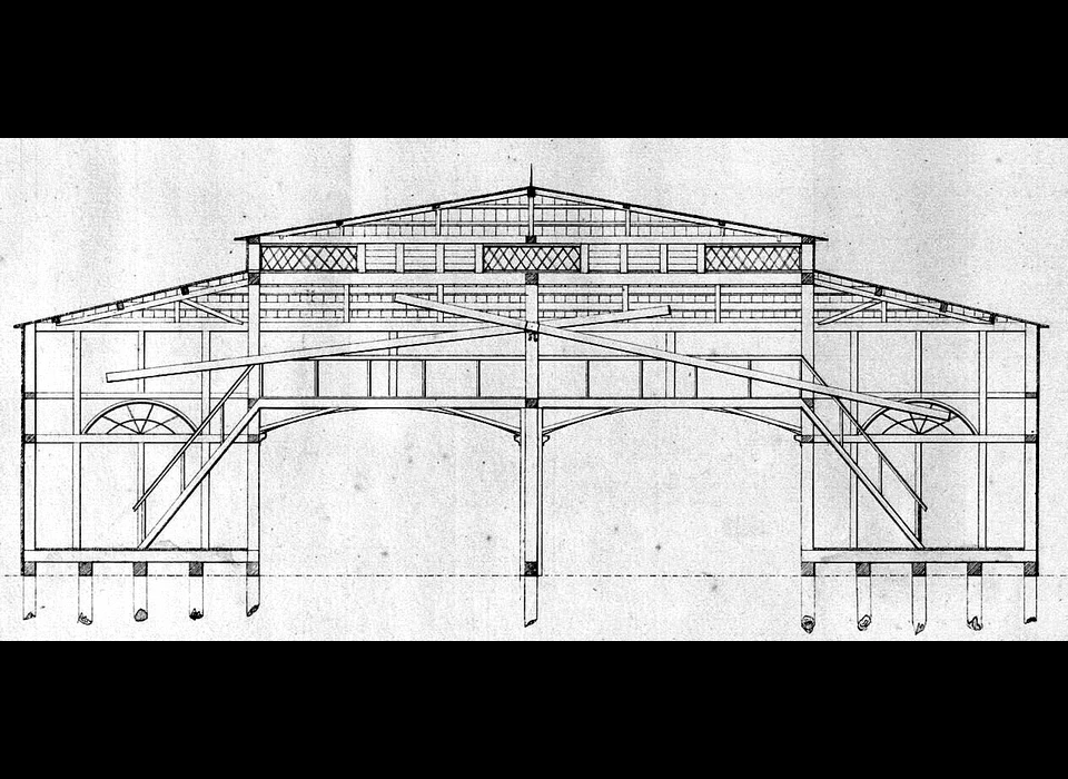 Plantage Doklaan ontwerptekening Rijnwaag (1839)