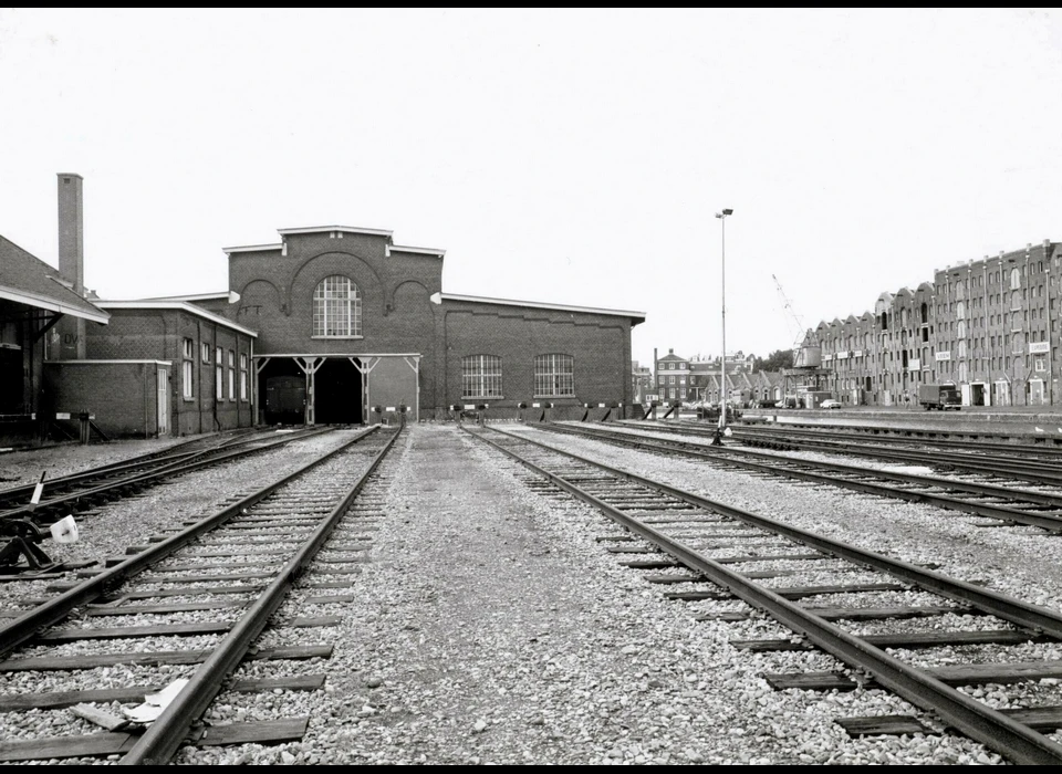 Plantage Doklaan rangeerterrein naar goederenloods (1973)