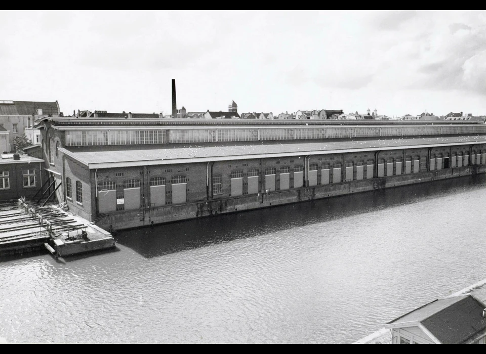 Plantage Doklaan goederenloods naar Nieuwe Herengracht (1973)