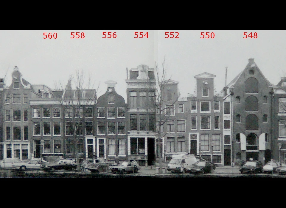 Prinsengracht 548-560 gevelwand (1990)