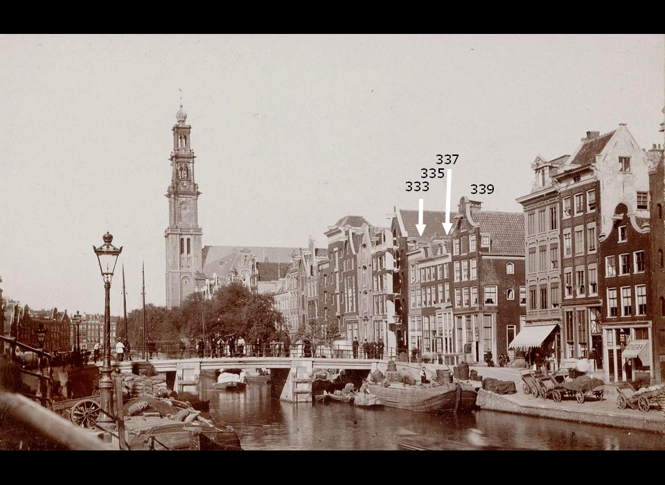Prinsengracht 279-343 (ca.1890)