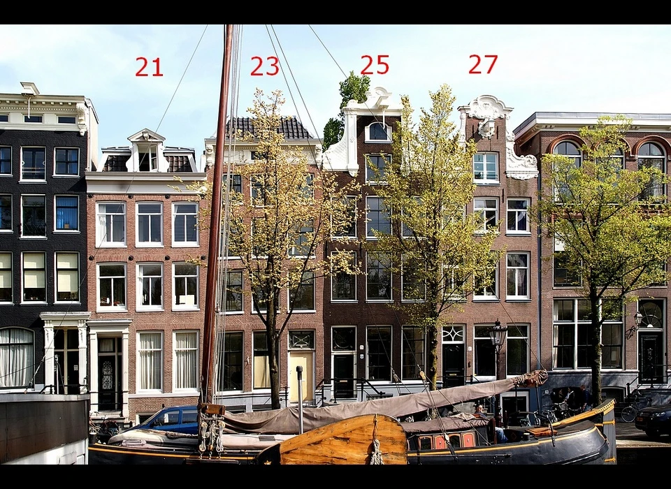 Prinsengracht 21-27 gevel (2017)